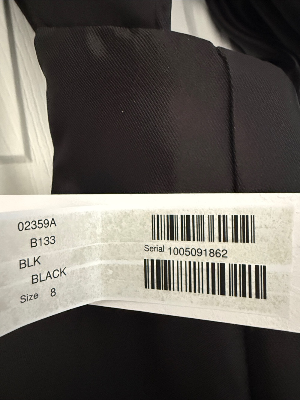 BRAND NEW JOVANI Off-Shoulder Black Mermaid Gown - Picture 5 of 5